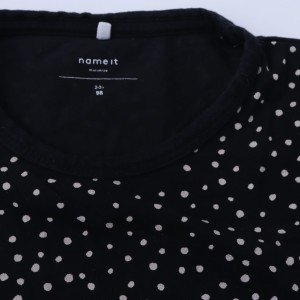 Sukienka Name it 98 cm czarna w groszki