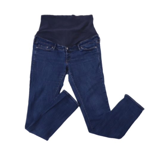 Spodnie jeansowe H&M mama roz. 44 ciemny jeans.png