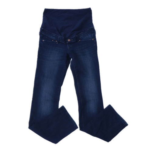 Spodnie jeansowe H&M mama roz. 38 ciemny jeans.png