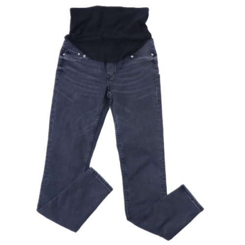Spodnie jeansowe H&M mama roz. S szare.png