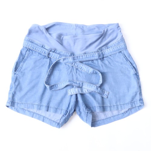 Krótkie spodenki H&M roz. M jasny jeans (Layocell).JPG