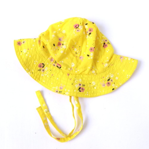 Kapelusz H&M 74 cm żółty w kwiatuszki.JPG