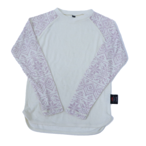 Bluzka RDHL 134-140 cm kremowe z różowymi wzorkami.png