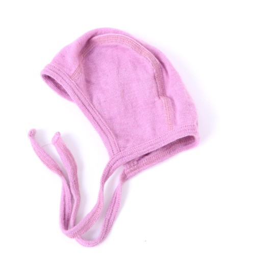 Bonetka Nostebarn 62-68 cm różowa z jedwabiem.JPG