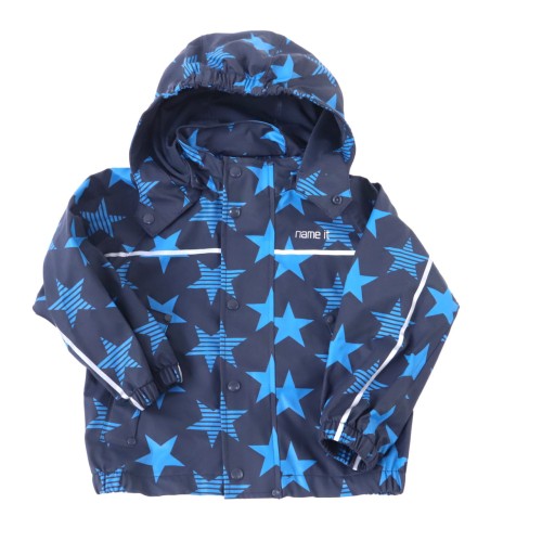 Kurtka gumowa Name it 92 cm granatowe gwiazdki.JPG