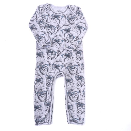 Rampers Sofie Schnoor 80 cm szare małpki w okularach.JPG