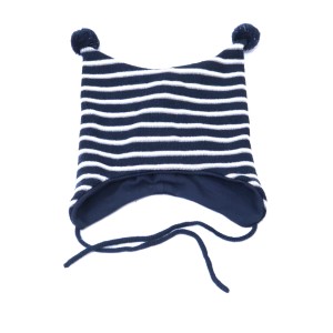 Czapka Reflex roz. 43-45 granatowe paski