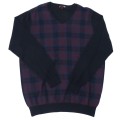 Sweter Dressmann roz. 3XL bordowa krata.JPG