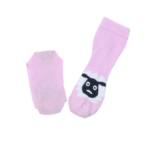 Skarpetki dł 14 cm różowa owieczka.png