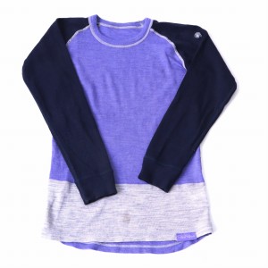 Bluzka Pierre Robert 134-140 cm fioletowo granatowa