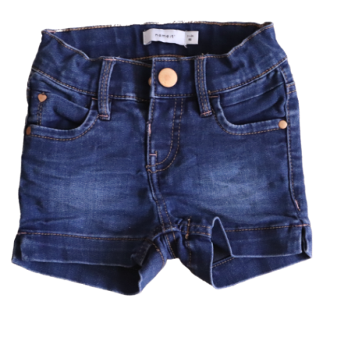 Krótkie spodenki Name it 80 cm granatowe.png