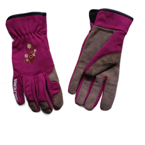 Rękawiczki do jazdy konnej (na rowerze) Biltema roz. 5 różowe 