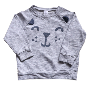 Bluza Lindex 104 cm szary miś