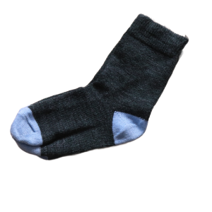 Skarpetki dł 11 cm (roz.17-19) zielono niebieskie