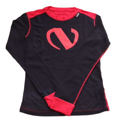 Bluzka Swix 152 cm granatowo różowa.png