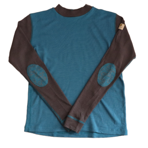 Bluzka Janus 150 cm turkusowa szara