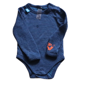 Body termiczne Vill 9-12 msc (74-80 cm ) niebieskie