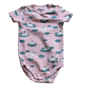 Body Lindex 80 cm różowe w żabki