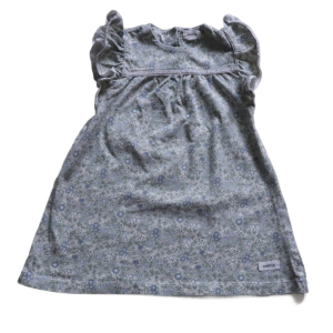 Sukienka Newbie 86 cm miętowa w kwiatuszki