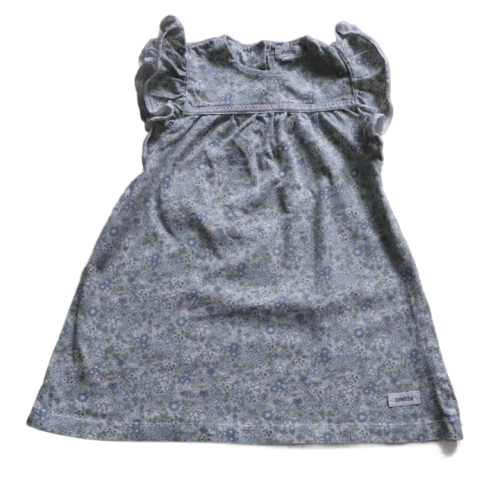 Sukienka Newbie 86 cm miętowa w kwiatuszki.png