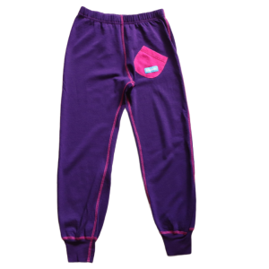 Spodnie dresowe na pętelce Friends 134 cm fioletowe