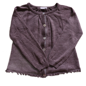 Sweter Name it 122-128 cm brązowy