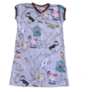 Sukienka Molo Conny z krótkim rękawem 122-128 cm szara