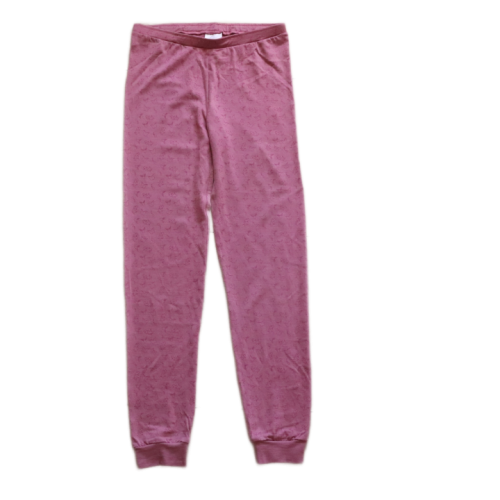 Spodnie WoolLand ok. 146-152 cm różowe wzorki.png