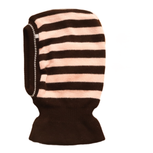 Kominiarka roz. S (ok.roz. 50-51 2-4lata) różowo brązowe paski