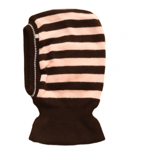 Kominiarka roz. S (ok.roz. 50-51 2-4lata) różowo brązowe paski.png