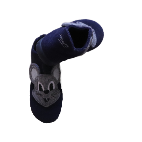Kapcie Superfit roz. 25 granatowe myszki.png