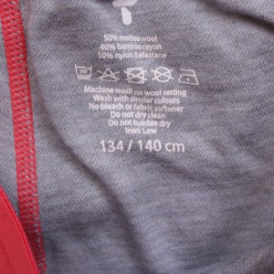 Getry Tufte 134-140 cm szare