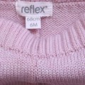 Spodnie sweterkowe Reflex 62 cm różowe1.JPG