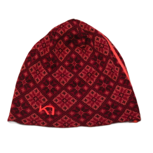 Czapka Kari Traa one size bordowe wzorki.png
