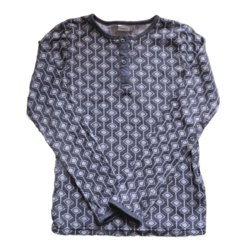 Bluzka Name it 134-140 cm szare wzorki.png