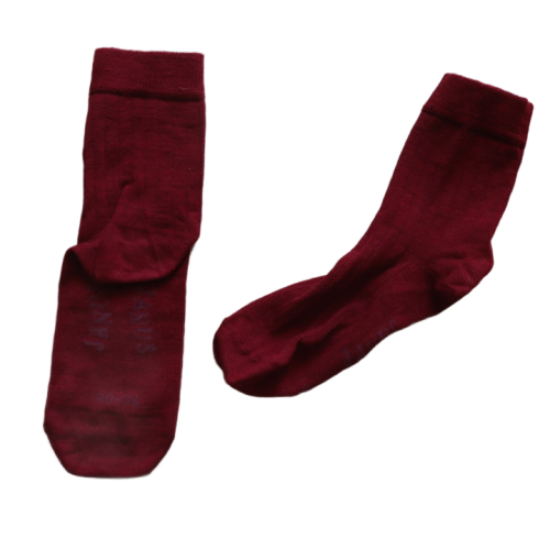 Skarpetki cienkie Janus roz. 30-34 bordowe.png