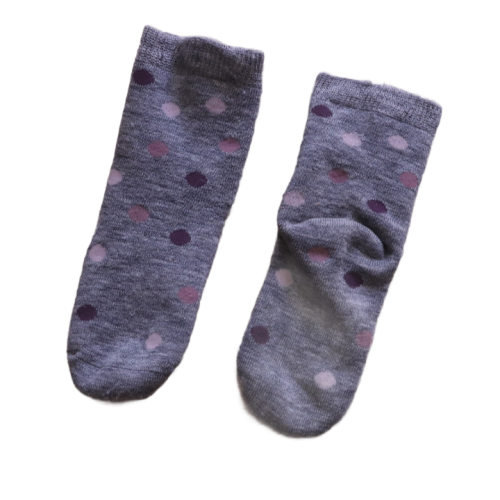 Frottkowe skarpety dł 13 cm szare w kropeczki.png