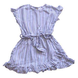 Sukienka Lindex 122 cm niebieska w paski