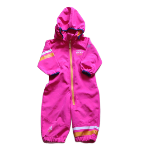 Kombinezon softshellowy Navigare 80 cm różowy.png
