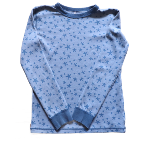 Bluzka Reflex 134-140 cm niebieskie gwiazdki.png