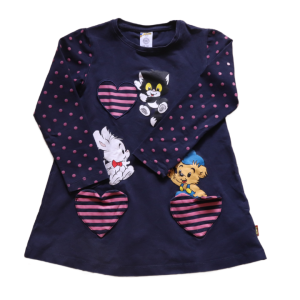 Sukienka Lindex Bamse 104 cm granatowa