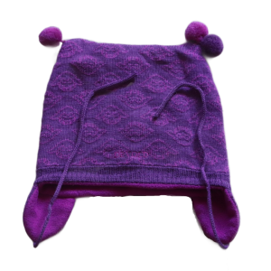 Czapka Devold roz. 50 (1,5-3 lata) fioletowe owieczki