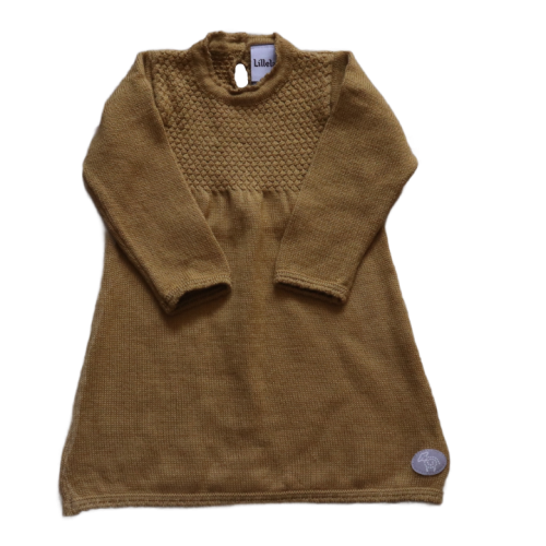 Sukienka Lillelam 68 cm musztardowa.png