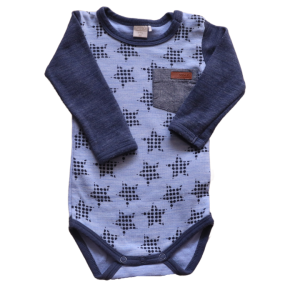 Body Name it 68 cm niebieskie gwiazdki