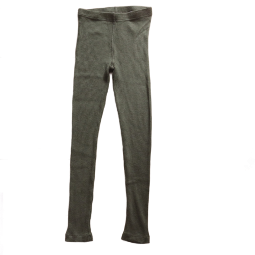 Legginsy prążkowane Hust&Claire 116 cm (realnie dłuższe) zielone.png