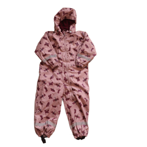 Kombinezon gumowy  ocieplany Petit Cherie 92 cm różowe motylki.png