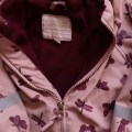 Kombinezon gumowy  ocieplany Petit Cherie 92 cm różowe motylki2.JPG