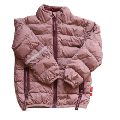 Kurtka puchówka Stormberg 86 cm brudny róż.png