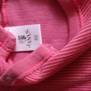 Rampers Janus 80 cm różowe paski