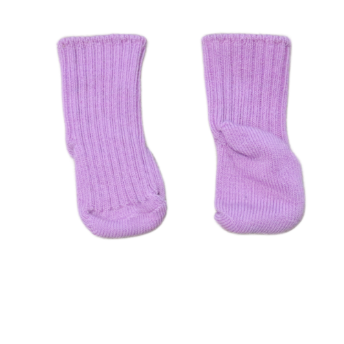 Skarpetki noworodkowe sweterkowe dł. 7 cm różowe.png
